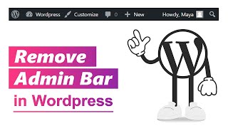 How to Hide the WordPress Admin Bar #shorts