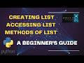 Python Basics 12 - Learn Python Lists Easily: BEGINNER'S Tutorial #pythonforbeginners
