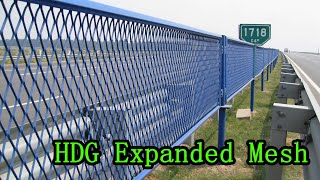 HDG Expanded Mesh - Powder Coated Expanded Metal Mesh - Expanded Metal Mesh