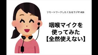 #28 使用レビュー：咽喉マイクが使えなかった話