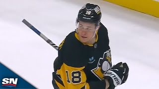 Jesse Puljujarvi Beats Jet Greaves With Quick Release For First Goal As A Penguin