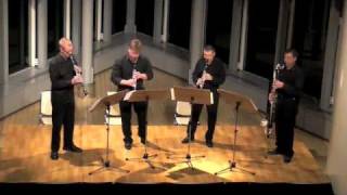 Flanders Clarinet Quartet Playing Patrick Hiketick's 'Tango'