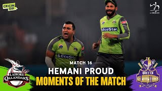 MATCH 15 - Proud Moments of the Match - Lahore Qalandars vs Quetta Gladiators - HEMANI