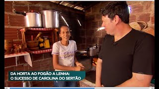 Carolina do Sertão  faz sucesso na internet ao compartilhar receitas no fogão a lenha