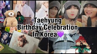 🇰🇷BTS V's Birthday Celebration in KOREA💜| Malayalam Vlog