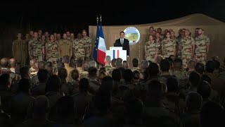 Macron in Niger says Sahel jihadist fight to continue in 2018