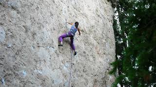 Bo Cleevil 5.13a/b, Crag 6, Ten Sleep climbing