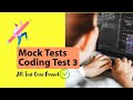 Mock Tests | Coding Test 3 Answers | Coding Test 3 in JavaScript | JavaScript | NxtWave | CCBP 4.0