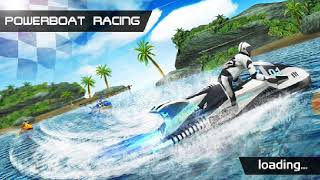 Jogo de corrida encima da água