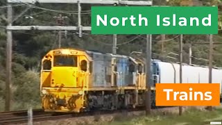 Trains in Southern North Island NZ | Tranzrail era 1997/98 | NIMT MNPL Wairarapa