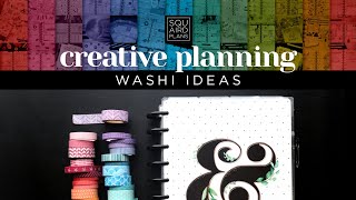 Creative Ways to Use Washi in Your Planner :: Happy Planner Ideas