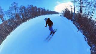 新雪5cmの函館七飯スノーパーク20241223