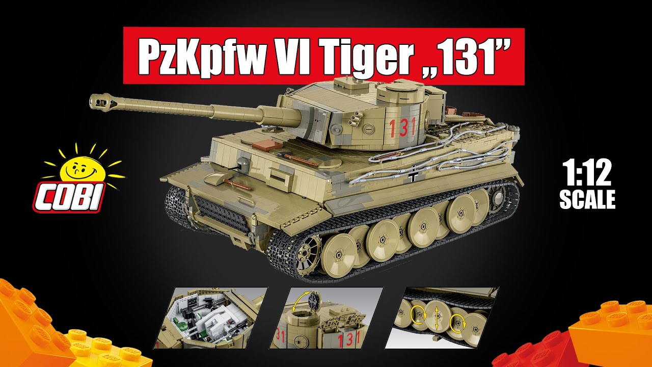 Formidable Tiger Tank In 1:12 Scale - PzKpfw VI Tiger „131” -#cobi SN ...