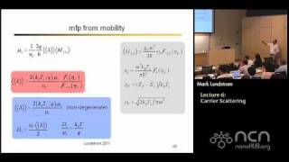 Near-equlibrium Transport Lecture 6: An Introduction to Scattering