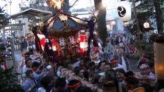 平成26年　海老名市本郷・本郷神社例大祭　【大熱気】　宮入着輿