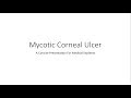 Mycotic Corneal Ulcer / Fungal Keratitis - Ophthalmology For Medical Students