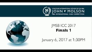 John Molson MBA International Case Competition 2017 - Finals 1-2-3