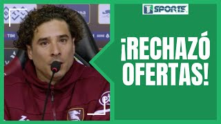 REVELA Guillermo Ochoa por qué DECIDIÓ DEJAR al América por JUGAR en el Salernitana