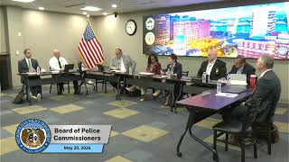 Board of Police Commissioners Meeting: May 20, 2026