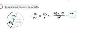 2.02 Percentage increase and decrease Part 2