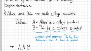 Proof and Problem Solving - Logical Connectives Example 01