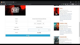 Movie Ticket Booking System in PHP MySQL with Source Code - CodeAstro