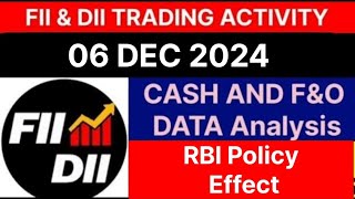 FII \u0026 DII Daily Data: Latest Market Today FII and Investment Insights | Daily FII Selling Today