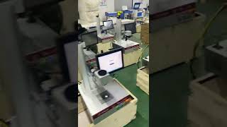 20W Desktop Fiber Laser Machine 100kHz Air Cooling With Pc Raycus MAX