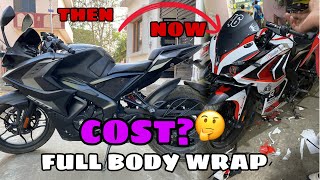 RS200 ko full body wrap😰😍|| AAJ TOH BHOT KARCHA HO GYA 💷 ||