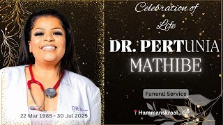 Funeral Service of Dr Pertunia Mathibe