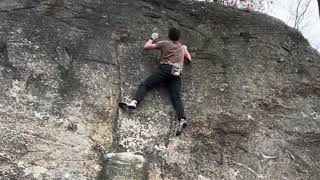 Nipple Buster, Ranapaugh Boulder, FA Powerlinez