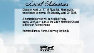 Obits For May 3 2023