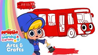 Draw with Morphle Bus | Arts & Crafts | Learning Videos For Kids | Educational Videos For Toddlers