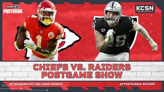 Chiefs BEAT Raiders AGAIN! | LIVE Postgame REACTION | Chiefs News, Highlights and MORE