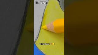 I tried two different ways of drawing the minion || Realistic Vs Cartoon #shorts