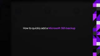 Microsoft 365 Data Protection with N-able Backup