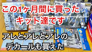 【2年目モデラー】が アレとアレとアレのデカールが買えた！この1ヶ月間に買ったキットを紹介【高機動型ザクⅡが1番好き】