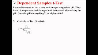 Dependent Samples t-Test