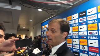 Nervoso sulla classifica, Allegri se la prende con i giornalisti