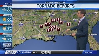 Tornado Reports east from Texas - Adam Krueger