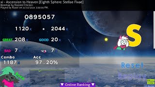 Osu!mania Ascension to heaven (4K) 4.52* 97.20%