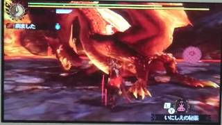 【MH4G】紅の終焉 ミララース 大剣(7:39)