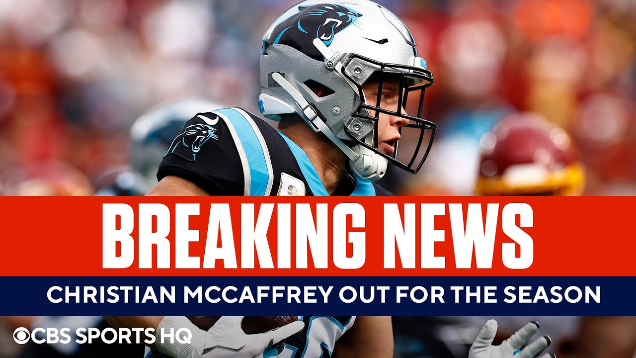 BREAKING: Christian McCaffrey (Ankle) OUT For Season | CBS Sports HQ ...