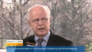 Verhandlungen zum Atomausstieg: Prof. Christian Kirchberg zu den Inhalten am 15.03.2016