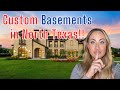 Insane Basements in North Dallas TX- Luxury Homes in Celina TX with CUSTOM Basements