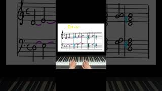 ［ピアノ初心者］Dコード #music #piano #ピアノ #勉強 #楽譜 #簡単 #練習