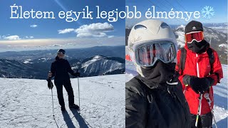 Első síelésem❄️🤍| Nóri