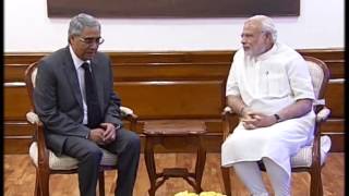 Former PM of Nepal meets India's Modi