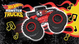 SONG REMIX 🎶 | Thrash and Smash ☠️ ft. Monster Truck BONE SHAKER! | Hot Wheels