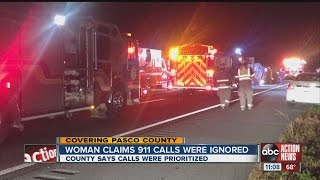 Woman says Pasco 911 ignored calls for help